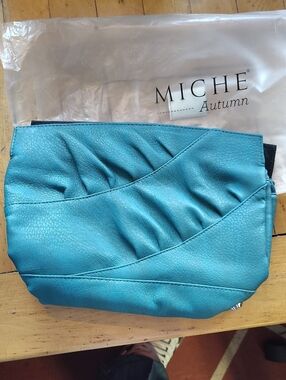 Miche Autumn Teal Gathered Convertible Clutch Insert